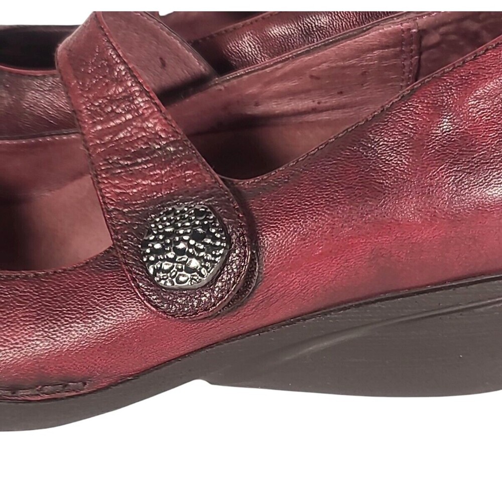 Dansko Adelle Pumps Size EU 40 Brown Mary Janes Wedges Chocolate Cherry US 9.5 - Picture 5 of 12